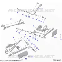 REAR SUSPENSION CONTROL ARMS