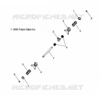 DRIVE TRAIN, MAIN GEARCASE SHIFT FORKS