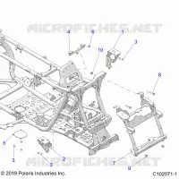 CHASSIS, FRONT CAB SUPPORTS
