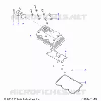ENGINE, VALVE COVER