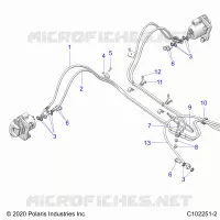 BRAKE LINES, REAR
