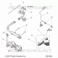 FUEL SYSTEM, RAIL, LINES AND THROTTLE BODY