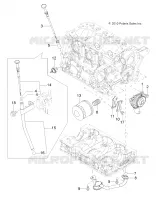 ENGINE, OIL SYSTEM AND DIPSTICK