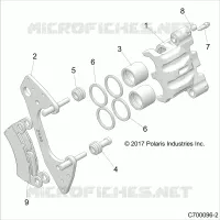 FRONT BRAKE CALIPER