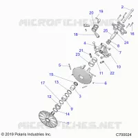 DRIVE TRAIN, PRIMARY CLUTCH