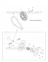 DRIVE TRAIN, SECONDARY CLUTCH