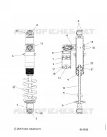 SUSPENSION, REAR SHOCK TRACK, VELOCITY
