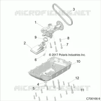 OIL PUMP AND PAN