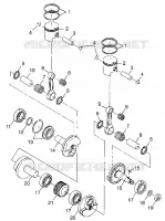 PISTON   CRANKSHAFT 500 RMK 0982964 AND EUROPEAN 500 RMK E982964 (4942634263C010)