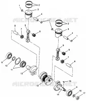 PISTON   CRANKSHAFT LITE GT 0973133 AND EUROPEAN LITE GT E973133 (4938253825C005)