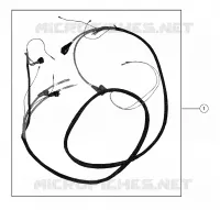 WIRE HARNESS, MAIN REAR POWER W/SIX 12V BATTERY OPTION