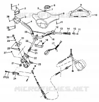 STEERING HANDLEBAR SL 900 B974091 AND SL 1050 B974090 (4940974097A013)