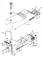 SEAT   GAS TANK TRAIL RMK 0970961 (4938333833A006)