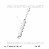 SUSPENSION, REAR SHOCK TRACK