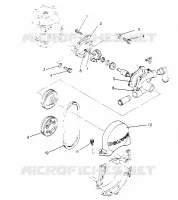 WATER PUMP STORM 0950782, STORM SKS 0950582,  EURO STORM E950782, EURO STOR (4929012901C012)