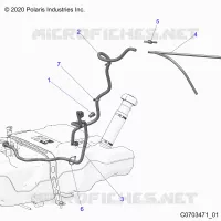 FUEL SYSTEM, LINES, STD.
