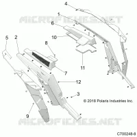 REAR FENDERS AND BEZELS- Z20N4E92AL/AR/BL/BR (C700248-8)