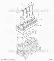 ENGINE, VALVE COVER