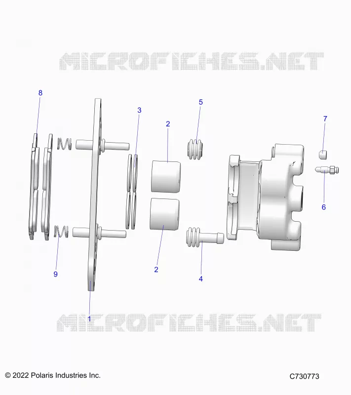 BRAKES, REAR CALIPER