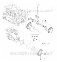 ENGINE, CAMSHAFT AND DRIVING GEAR