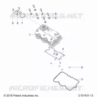 ENGINE, VALVE COVER