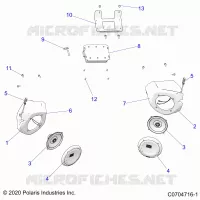 ELECTRICAL, AUDIO, SPEAKERS, RIDE COMMAND -Z22ASK99A4/B4 (C0704716-1)