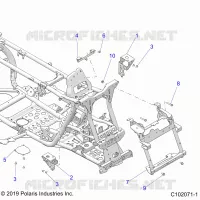 CHASSIS, FRONT CAB SUPPORTS