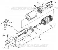 STARTING MOTOR ULTRA TOURING 0985378 AND EUROPEAN ULTRA TOURING E985378 (4943404340D006)