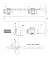 DRIVE TRAIN, FRONT PROP SHAFT