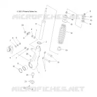 SUSPENSION, FRONT STRUT 