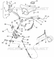 STEERING SLX 780 B964287 AND INTL. SLX 780 I964287 (4937443744A013)