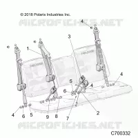 SEAT BELT AND MOUNTING