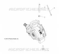 DRIVE TRAIN, GEARCASE MOUNTING, FRONT