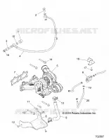 ENGINE, TURBO CHARGER MOUNTING