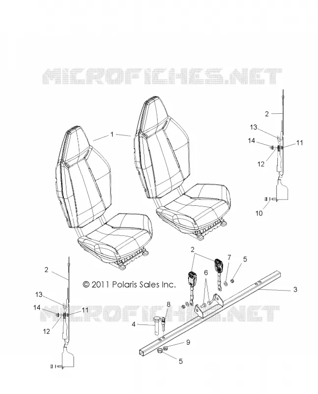 SEAT MOUNTING AND BELTS