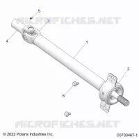 DRIVE TRAIN, PROP SHAFT,MID, BEARING