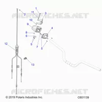 ENGINE, THROTTLE CONTROL ASM.