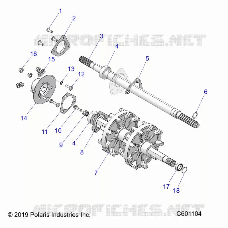 DRIVE TRAIN, JACKSHAFT AND DRIVE SHAFT