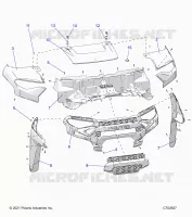 HOOD AND FRONT FACIA