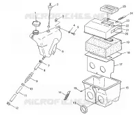 OIL TANK/AIR BOX 700 RMK 0970966, 700 SKS 0970566 AND EUROPEAN 700 SKS E970 (4938573857C005)