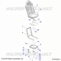 SEAT ASM. AND SLIDER