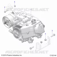 ENGINE, ENGINE AND TRANSMSSION MOUNTING