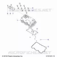 ENGINE, VALVE COVER