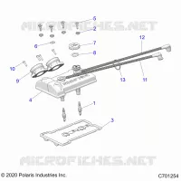 ENGINE, THROTTLE BODY AND VALVE COVER