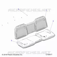 SEAT ASM. REAR