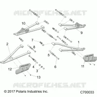 FRONT SUSPENSION CONTROL ARMS