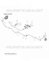 REAR BRAKE BRAKE LINE AND PARK BRAKE