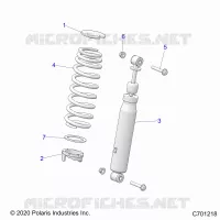 SUSPENSION, FRONT SHOCK MOUNTING