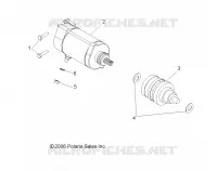 ENGINE, STARTING MOTOR