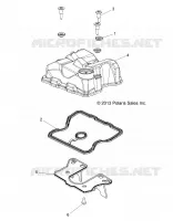ENGINE, VALVE COVER